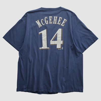 Milwaukee Brewers Majestic 2010s T-shirt - Navy - 2XL by Fanatics Real Vintage