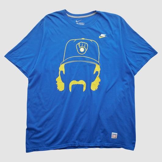 Milwaukee Brewers Nike 2010s T-shirt - Blue - 3XL by Fanatics Real Vintage