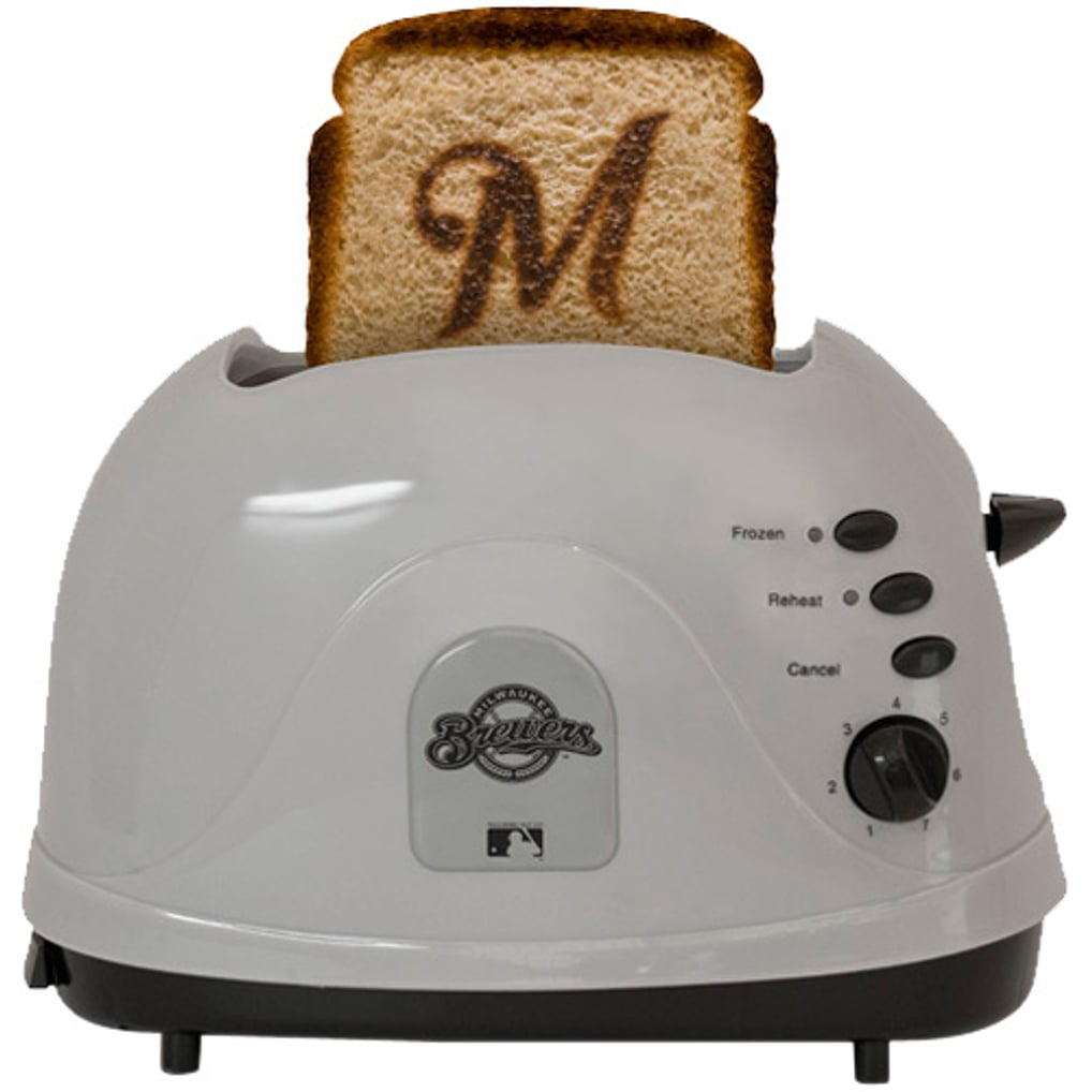 Milwaukee Brewers Silver Team Logo Pro Toaster