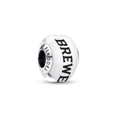 Milwaukee Brewers Pandora Glass Murano Charm