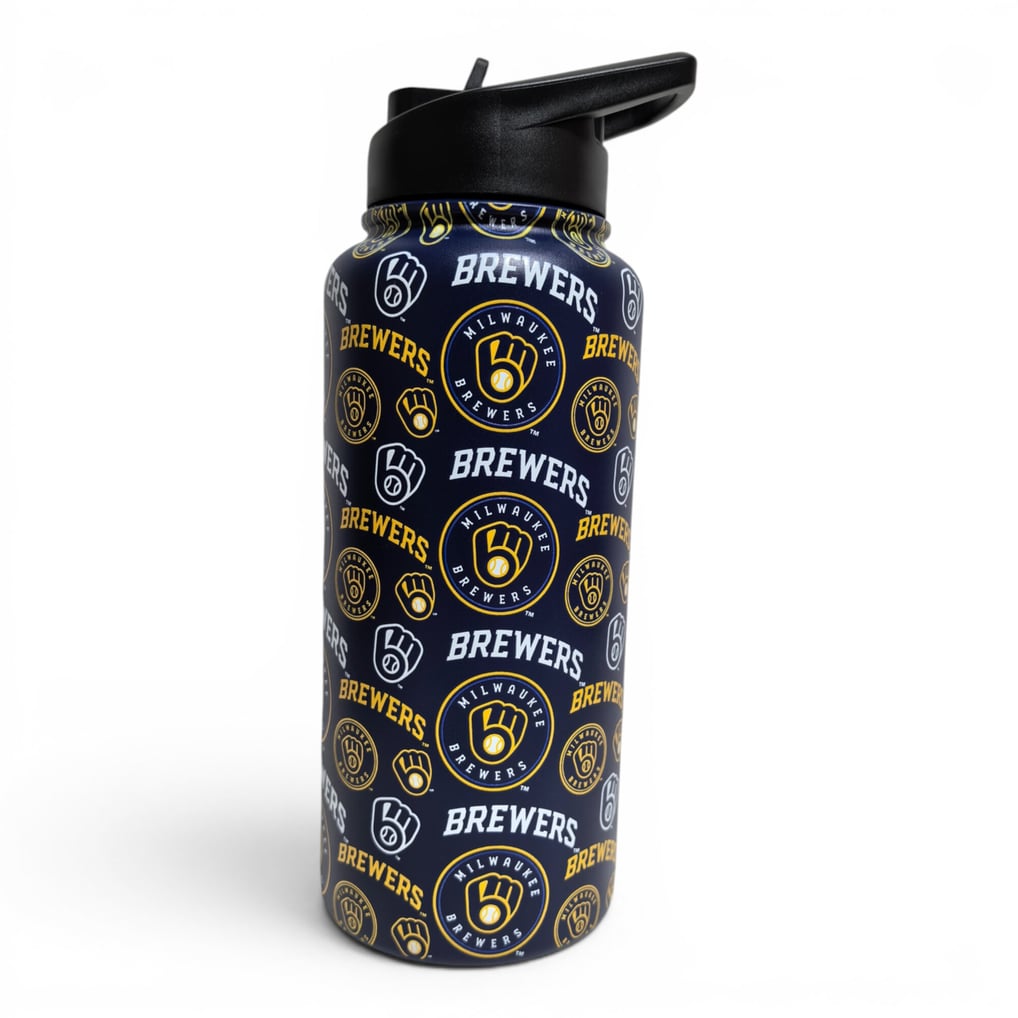 Milwaukee Brewers Pegasus Game Day Duo 41oz. Stainless Steel Water ...