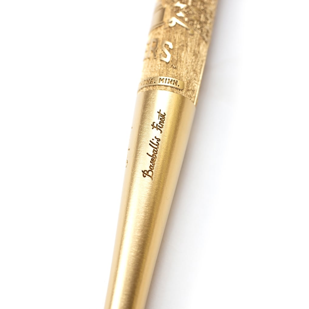 Milwaukee Brewers Pillbox Bat Company 2026 World Series Champions Gold ...