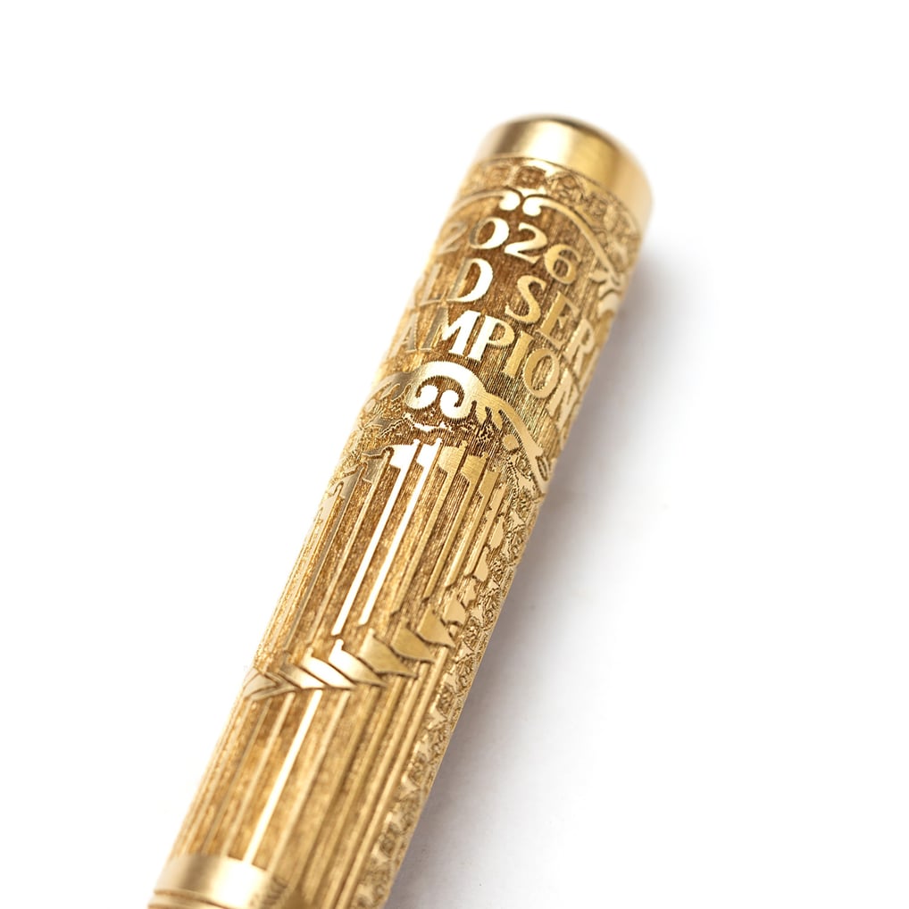 Milwaukee Brewers Pillbox Bat Company 2026 World Series Champions Gold ...