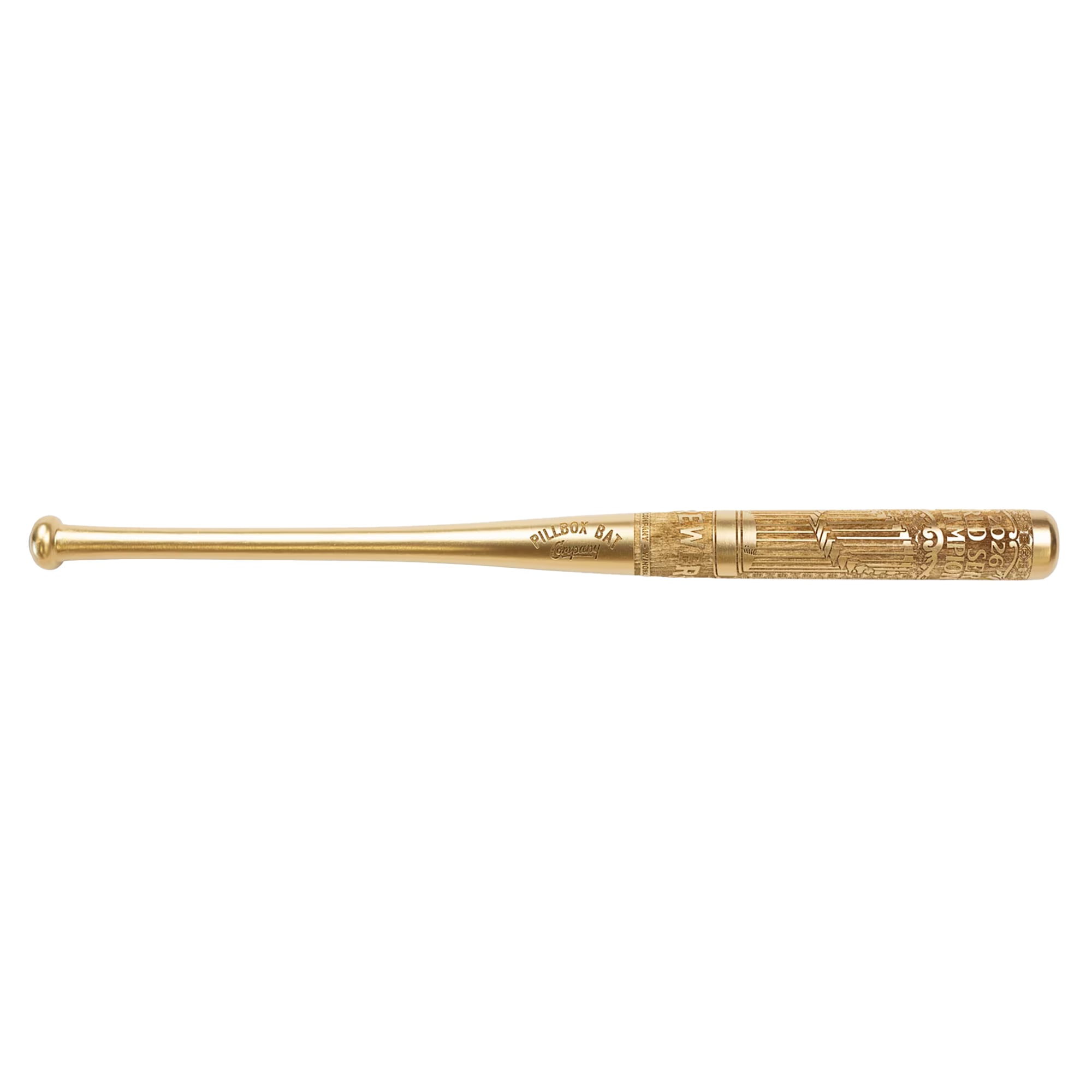Milwaukee Brewers Pillbox Bat Company 2026 World Series Champions Gold ...