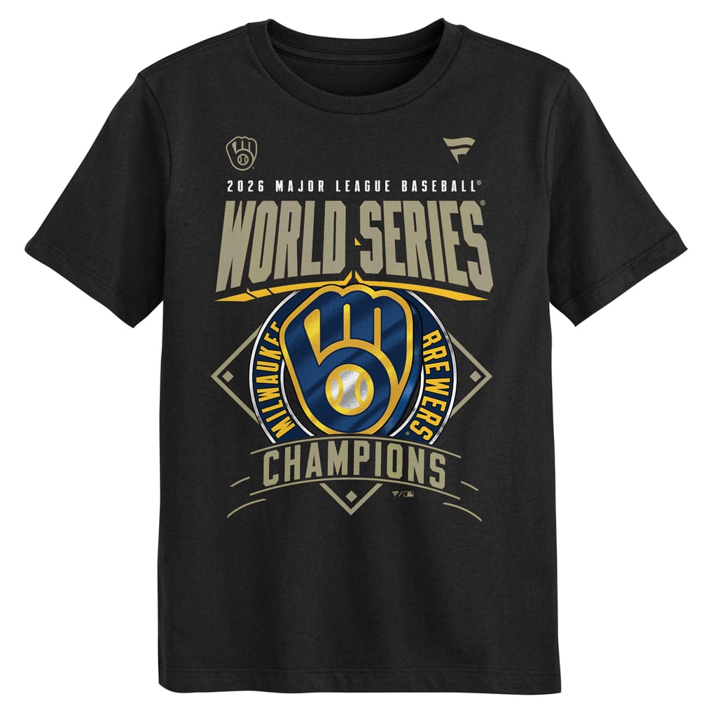 Preschool Milwaukee Brewers Fanatics Black 2026 World Series Champions ...