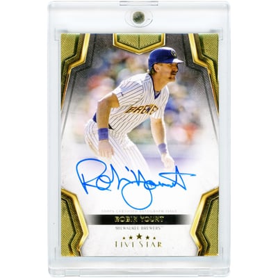 Robin Yount Milwaukee Brewers Autographed 2024 Topps Five Star #FSA-RY Card 