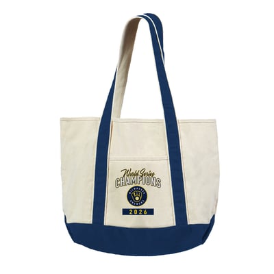 Milwaukee Brewers The Northwest Group 2026 World Series Champions Canvas Tote Bag with Straps