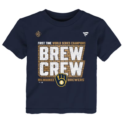 Milwaukee Brewers Fanatics Toddler 2026 World Series Champions 1x T-Shirt - Navy