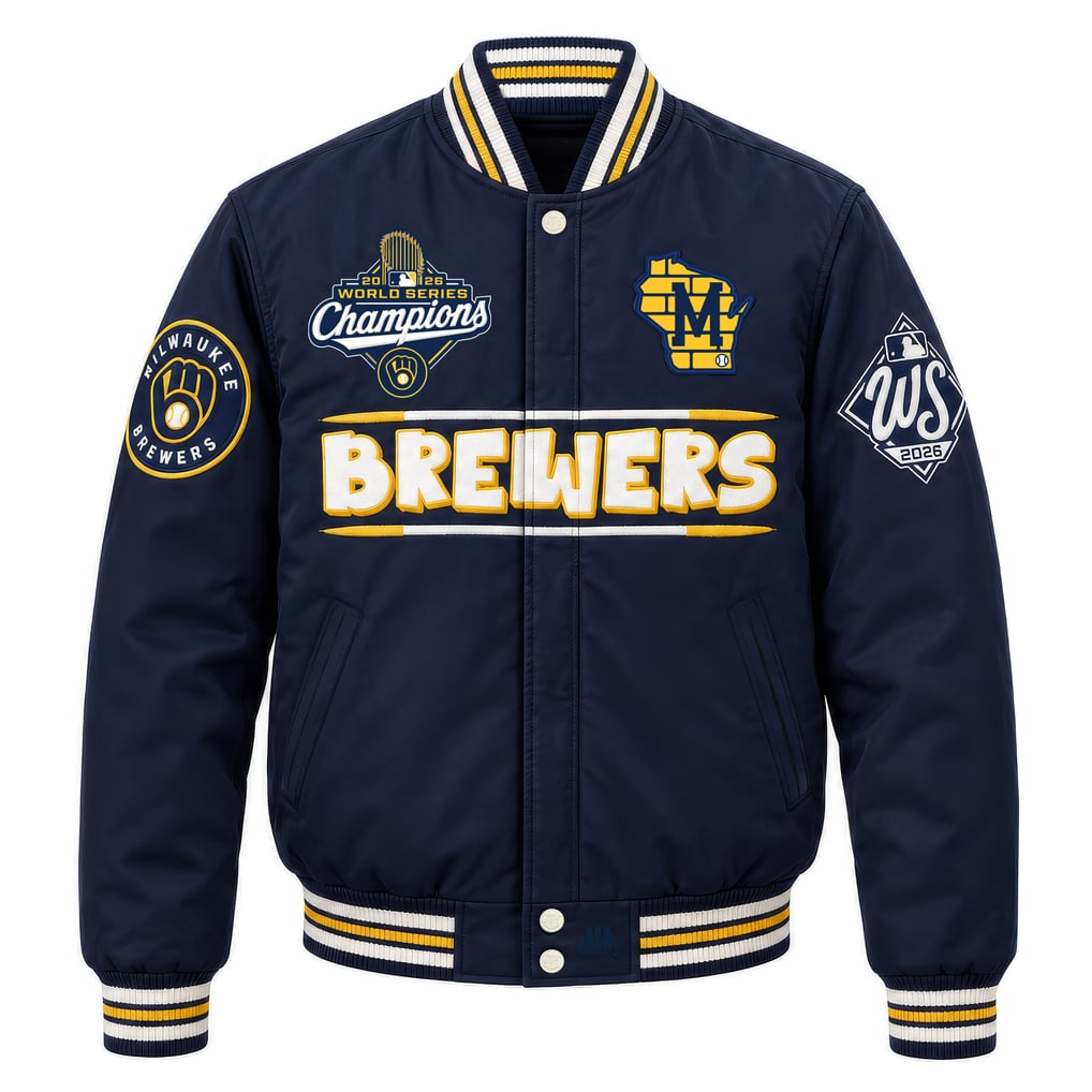 Toddler Milwaukee Brewers JH Design Navy 2026 World Series Champions ...