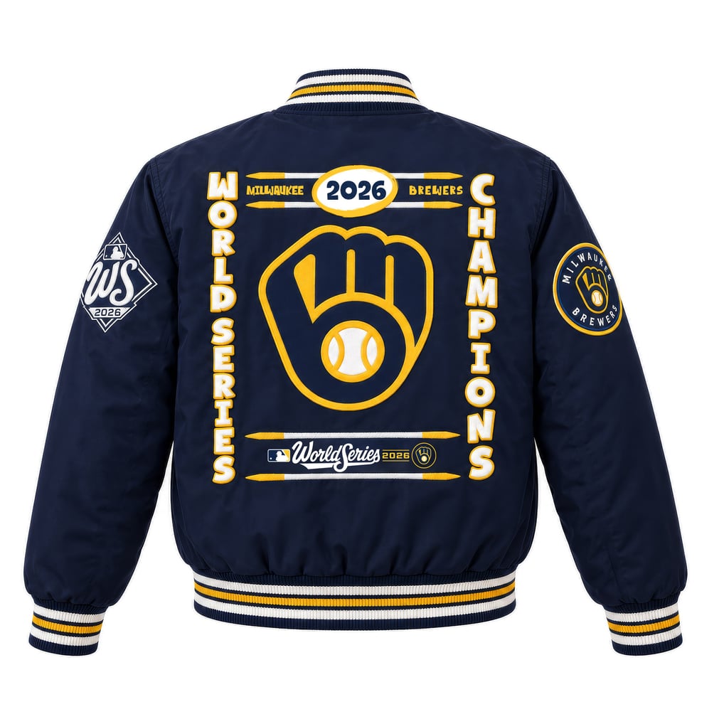 Toddler Milwaukee Brewers JH Design Navy 2026 World Series Champions ...