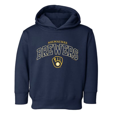 Milwaukee Brewers Soft as a Grape Toddler Hoodie - Navy