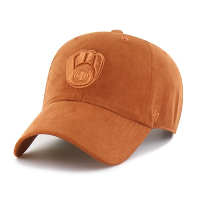 Milwaukee Brewers '47 Unisex Fall Feelings Ballpark Suede Clean Up Hat - Orange
