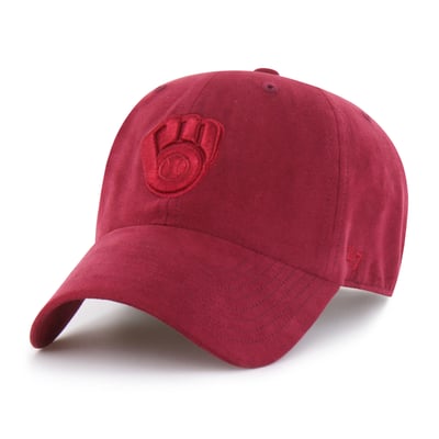 Milwaukee Brewers '47 Unisex Fall Feelings Ballpark Suede Clean Up Hat - Red
