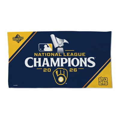 Milwaukee Brewers WinCraft 2026 National League Champions Locker Room 22" x 42" Double-Sided Towel