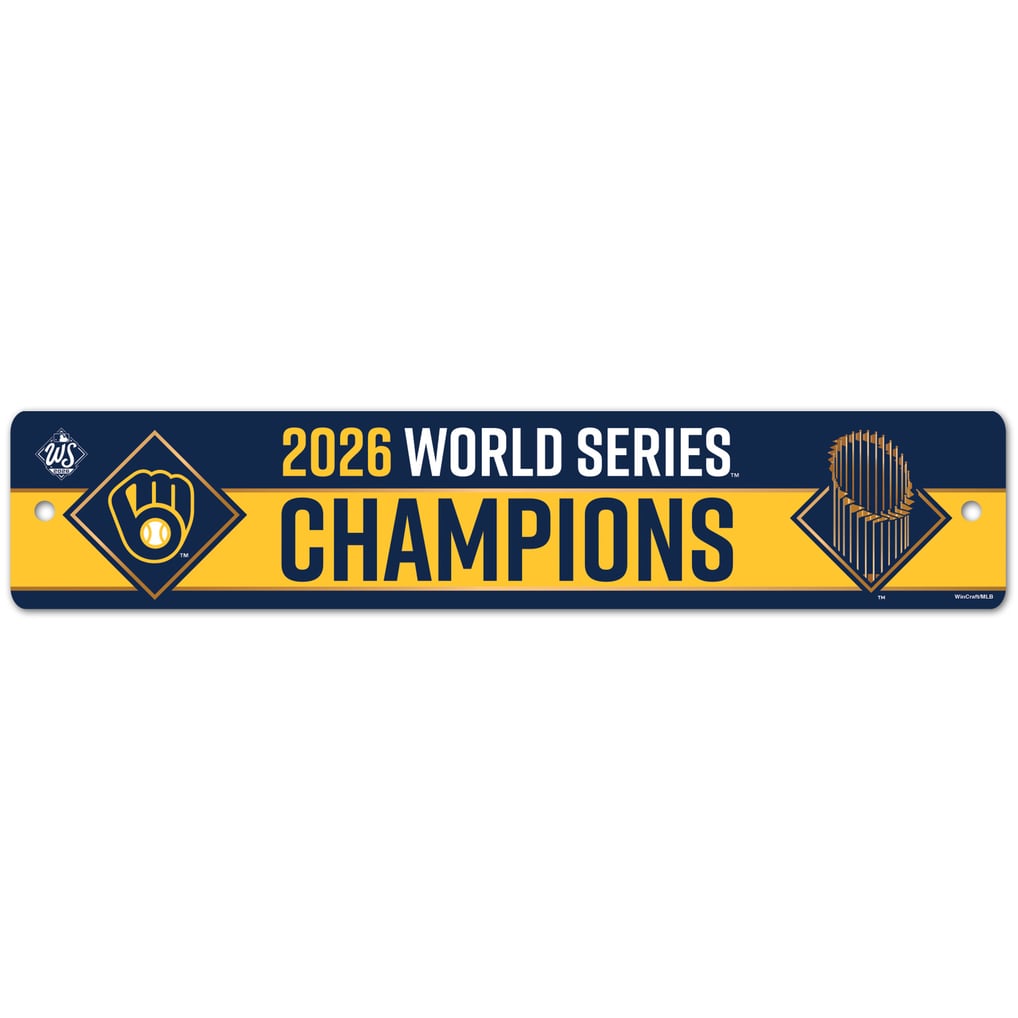 Milwaukee Brewers WinCraft 2026 World Series Champions 3.75