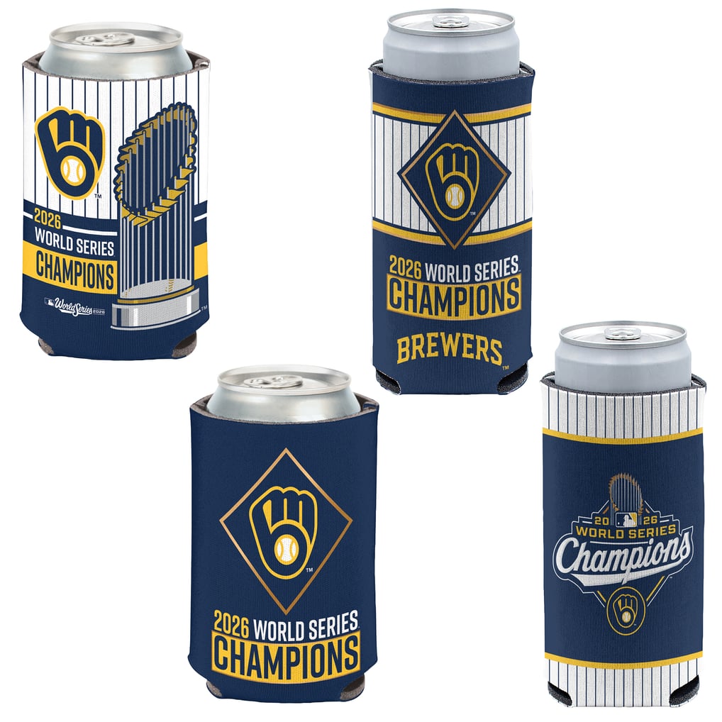 Milwaukee Brewers WinCraft 2026 World Series Champions Four-Piece Can ...