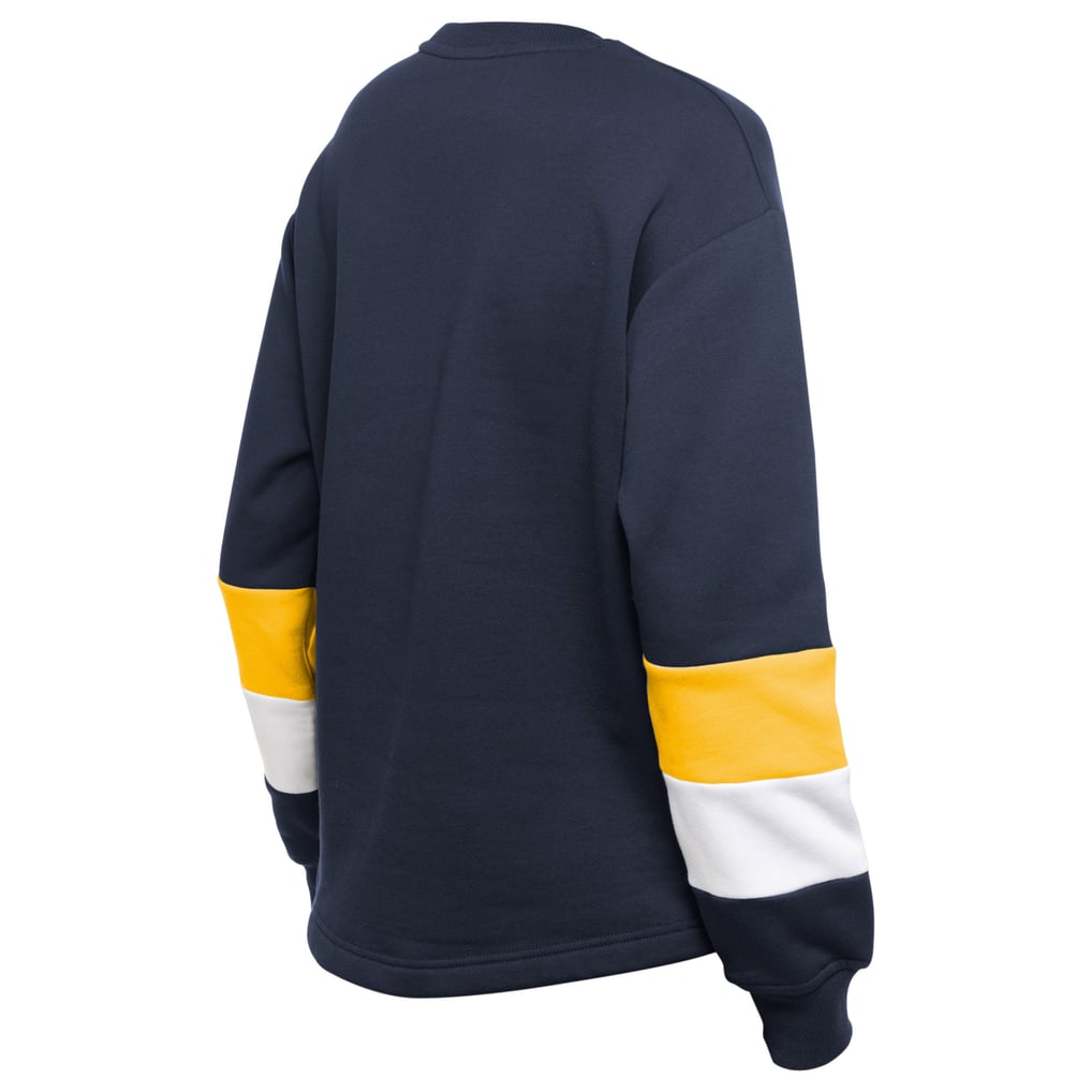 Women's Milwaukee Brewers New Era Navy Game Day Color Pullover Sweatshirt