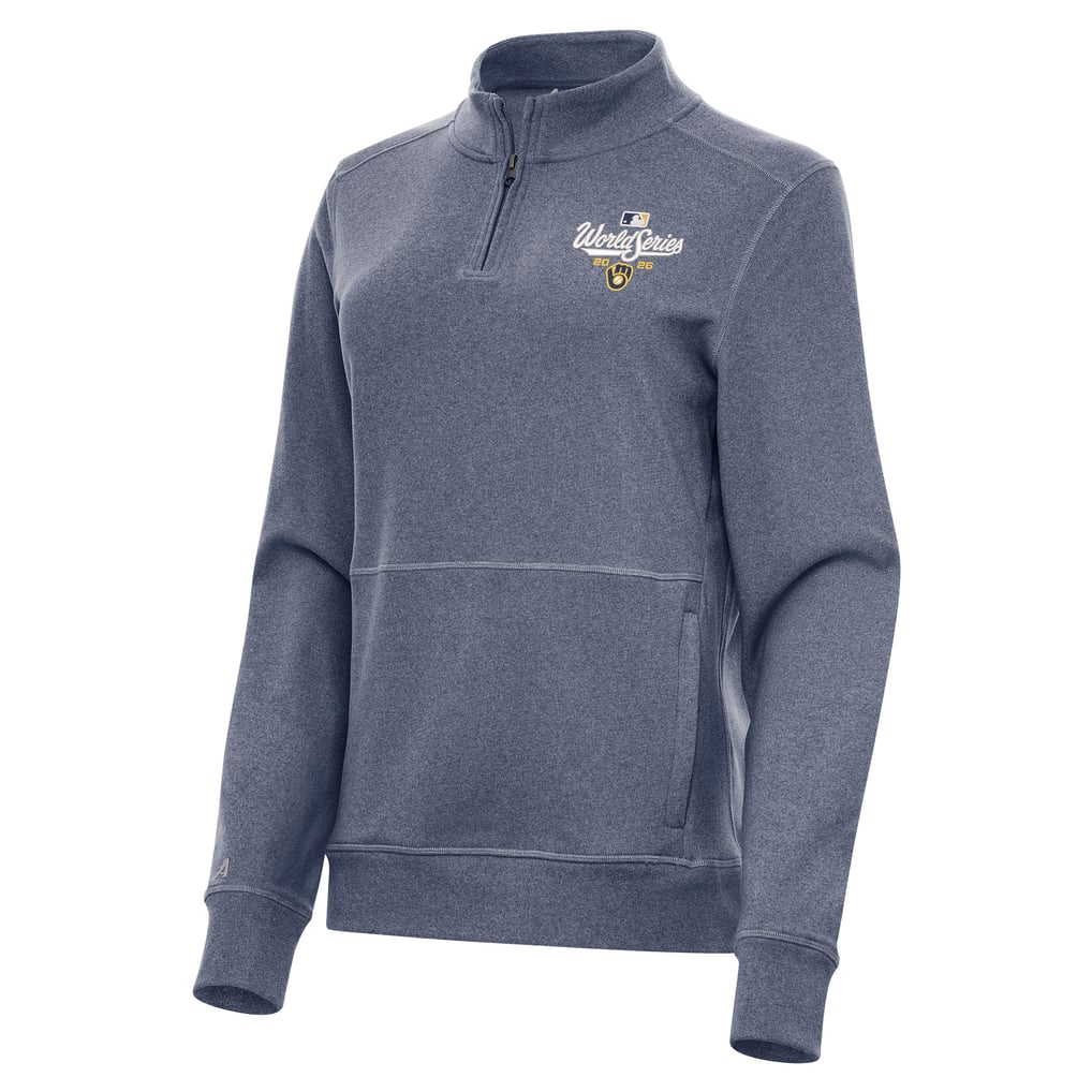 Milwaukee Brewers Antigua Women's 2026 World Series Crush Quarter-Zip ...