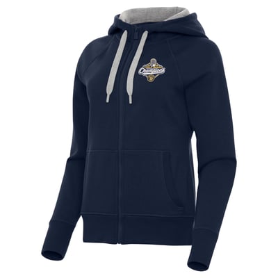 Milwaukee Brewers Antigua Women's 2026 World Series Champions Victory Full-Zip Hoodie - Navy
