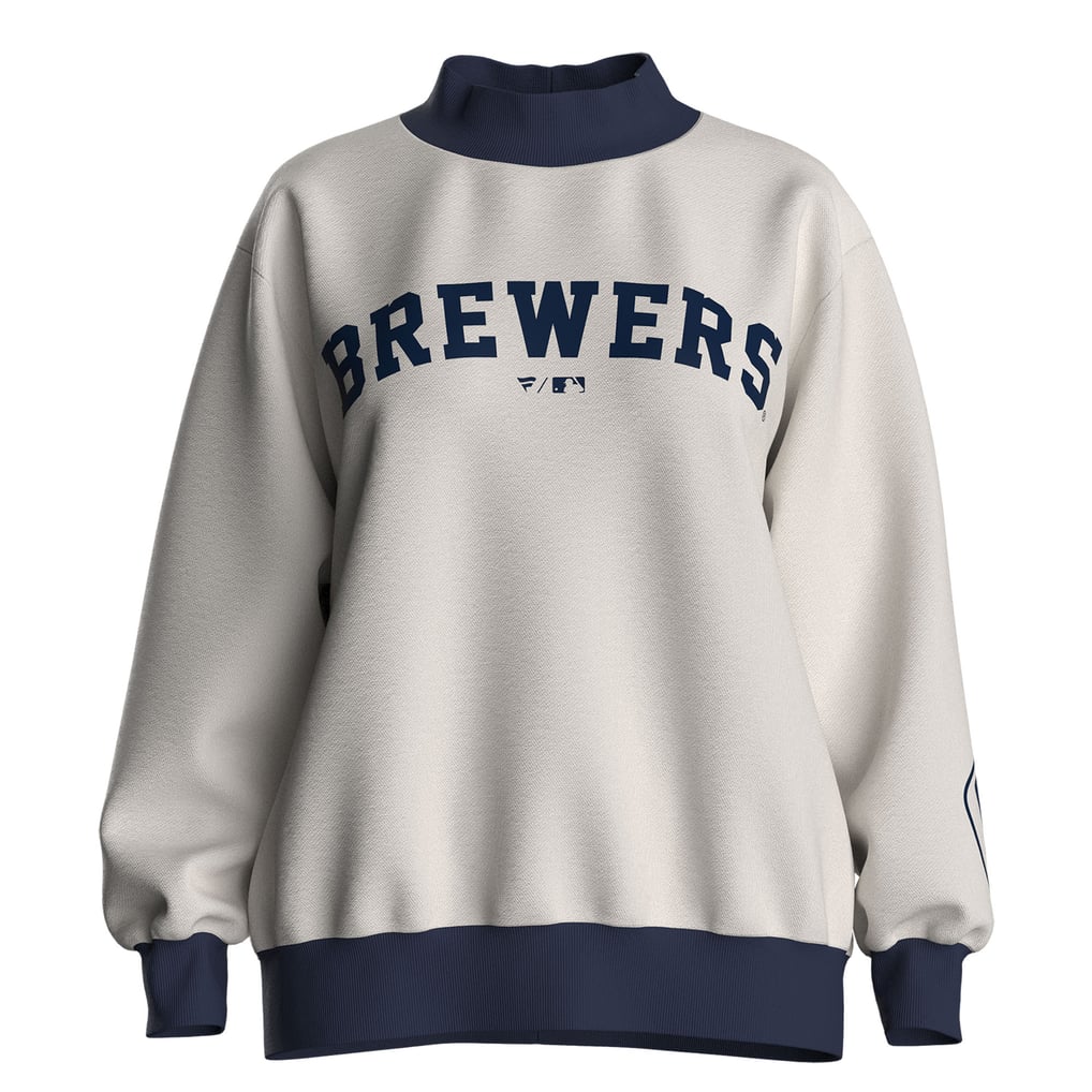 Women's Milwaukee Brewers Fanatics Cream Sweatshirt