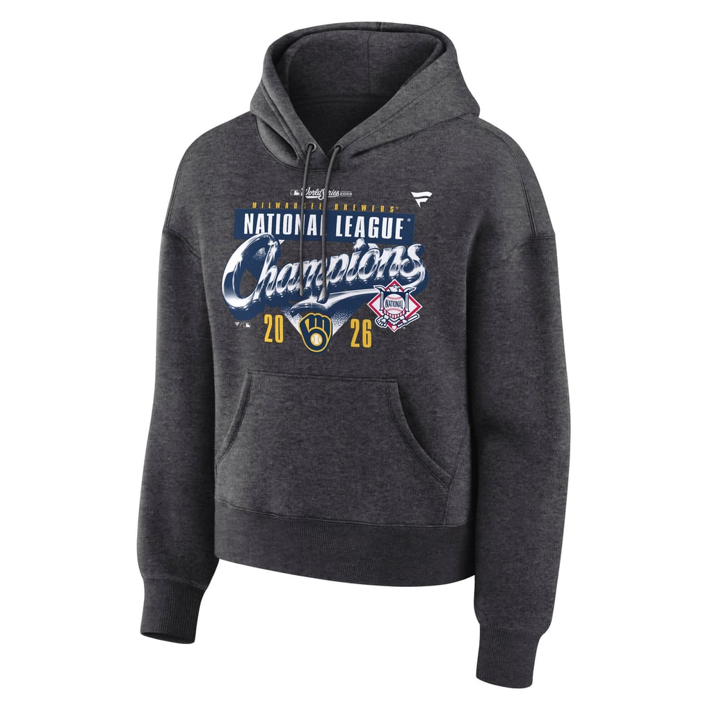 Women's Milwaukee Brewers Fanatics Heather Charcoal 2026 National ...