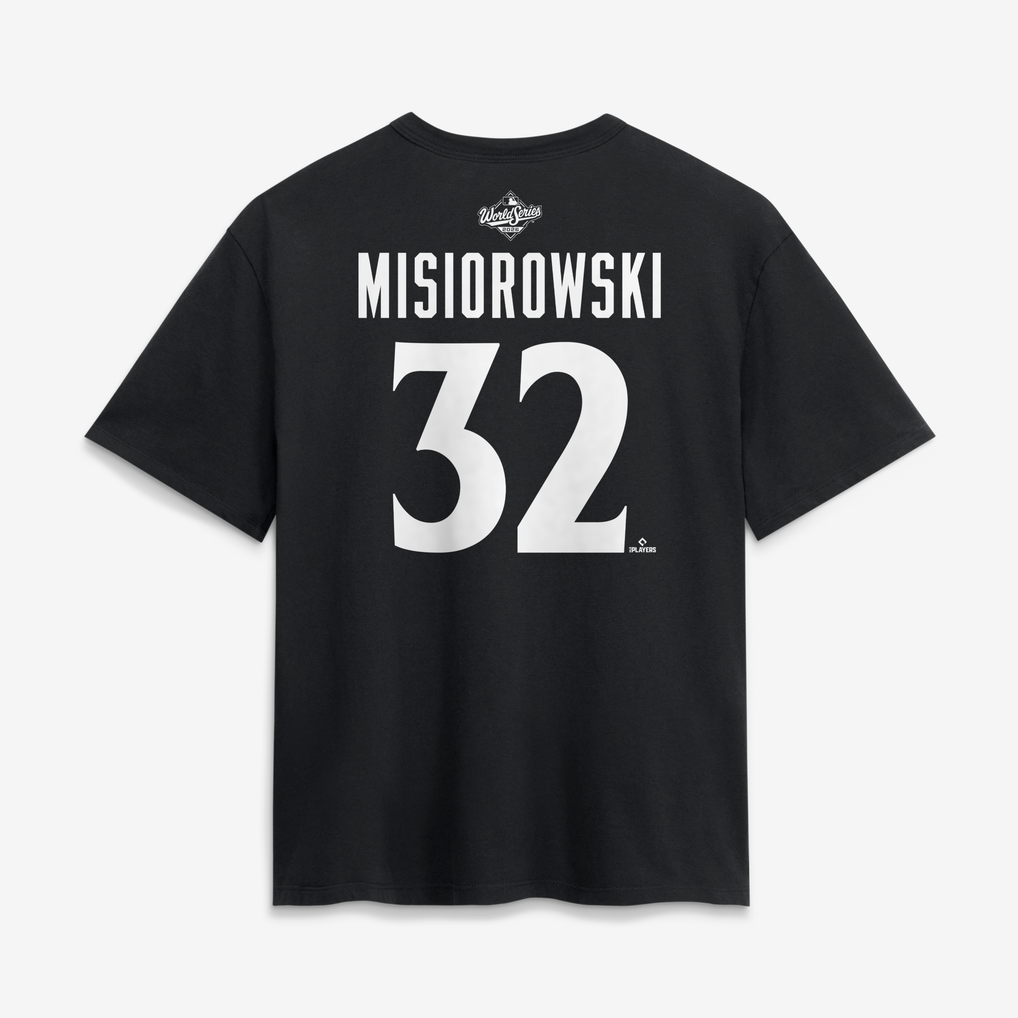 4 Name Graph Women's Milwaukee Brewers Jacob Misiorowski Fanatics Black 2026 World ...