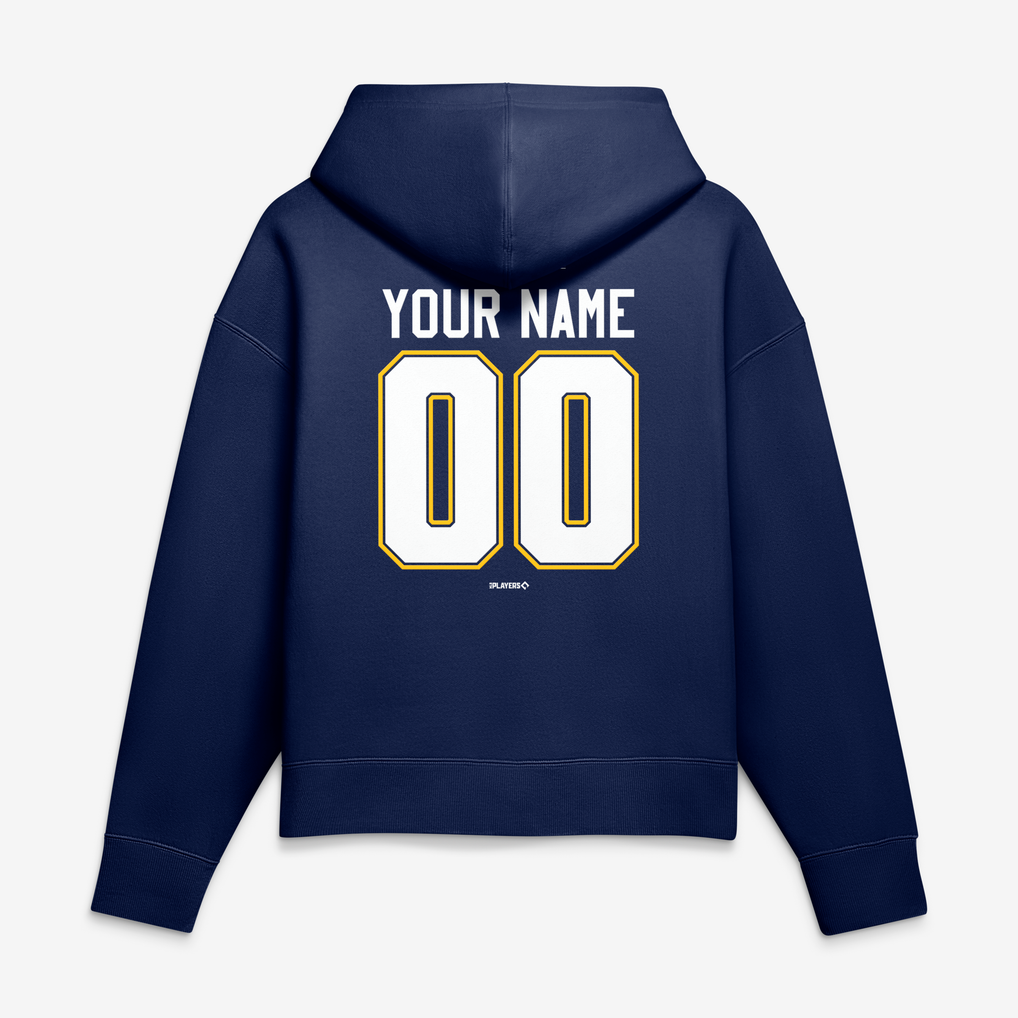 Women's Milwaukee Brewers Navy 2026 American League Champions Custom ...