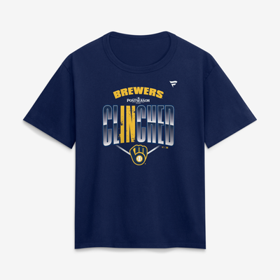 Milwaukee Brewers Women's 2026 MLB Postseason T-Shirt - Navy