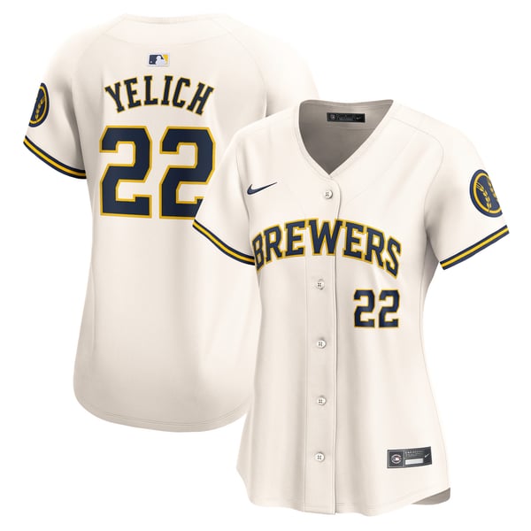 Jersey Christian Yelich Dama #22 Milwaukee Brewers Jersey Christian Yelich Dama #22 Milwaukee Brewers