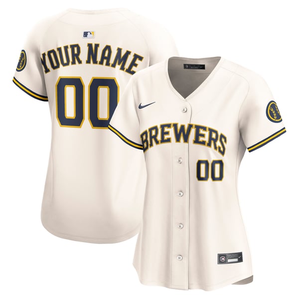 Jersey Personalizado Milwaukee Brewers Dama Jersey Personalizado Milwaukee Brewers Dama