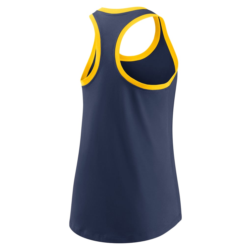 Milwaukee Brewers Nike Women's Tech Tri-Blend Tank Top - Navy