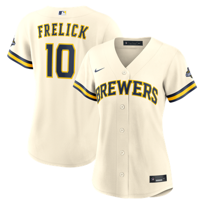 Sal Frelick Milwaukee Brewers Nike Women's 2026 World Series Champions Home Replica Jersey - Cream