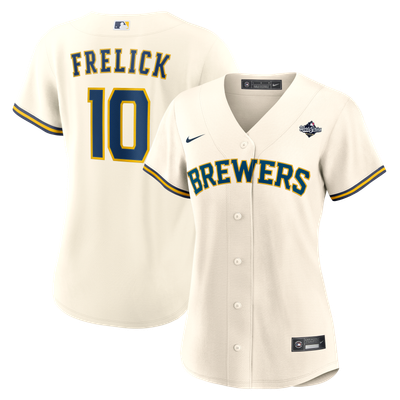 Sal Frelick Milwaukee Brewers Nike Women's 2026 World Series Home Replica Jersey - Cream