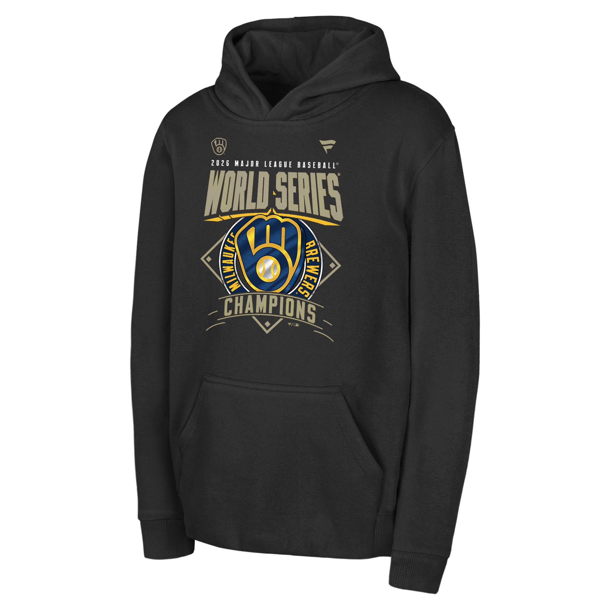 Youth Milwaukee Brewers Fanatics Black 2026 World Series Champions ...
