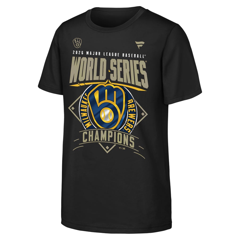 Youth Milwaukee Brewers Fanatics Black 2026 World Series Champions ...