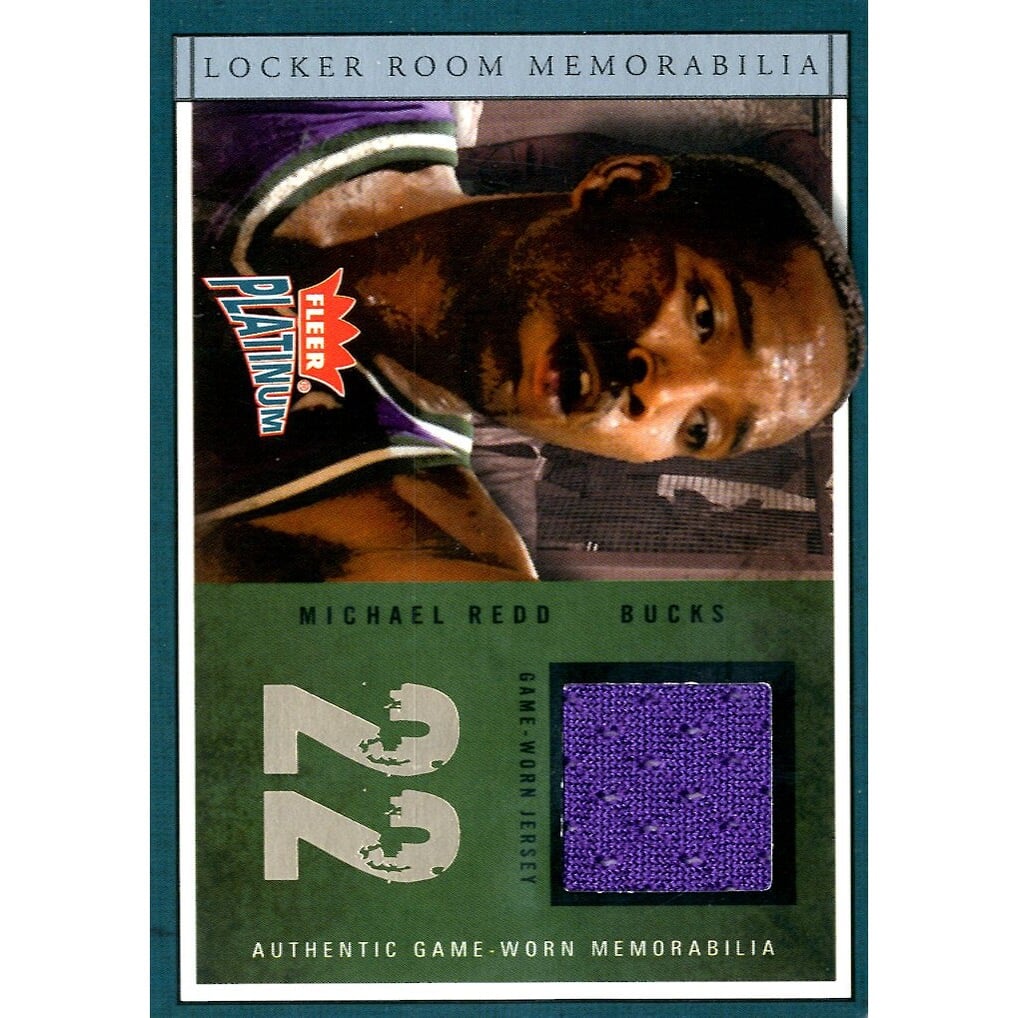 2003-04 Fleer Platinum Locker Room Memorabilia #MR Michael Redd