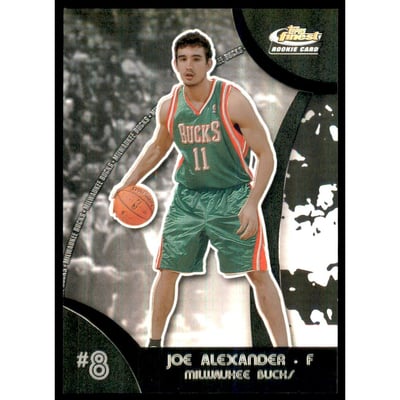 2007-08 Finest Refractors Black #108 Joe Alexander