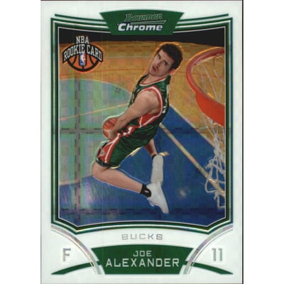 2008-09 Bowman Chrome X-Fractors #118 Joe Alexander