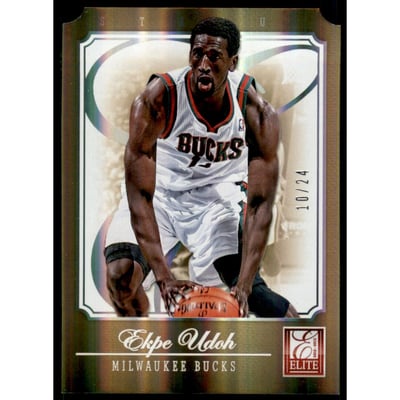 2012-13 Elite Status Gold #49 Ekpe Udoh