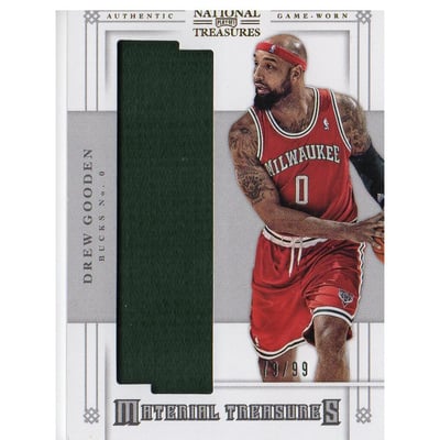 2012-13 Panini National Treasures Material Treasures #78 Drew Gooden/99