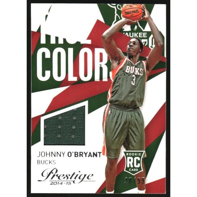 2014-15 Prestige True Colors Materials #53 Johnny O'Bryant/99