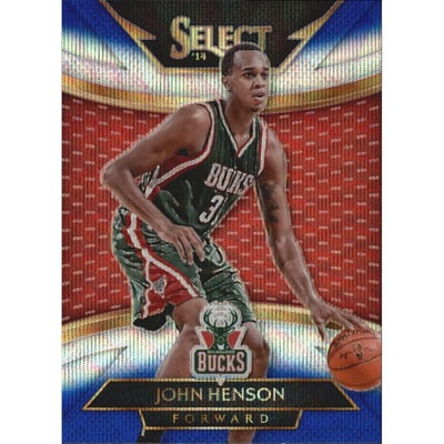 2014-15 Select Prizms Blue and Silver #263 John Henson COU