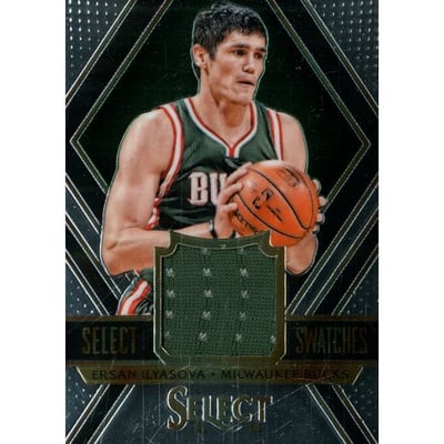 2014-15 Select Swatches #40 Ersan Ilyasova