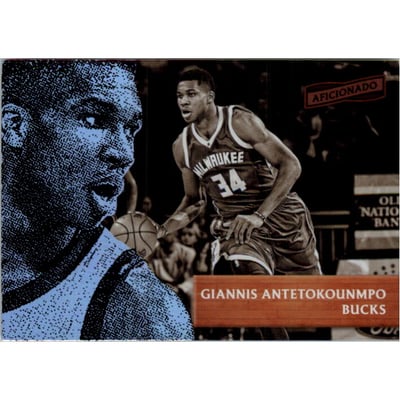 2016-17 Panini Aficionado #59 Giannis Antetokounmpo