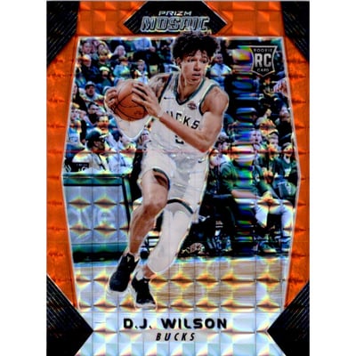 2017-18 Panini Prizm Mosaic Orange #10 D.J. Wilson