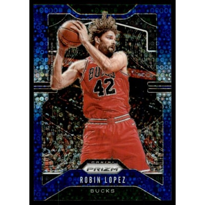 2019-20 Panini Prizm Prizms Fast Break Blue #206 Robin Lopez