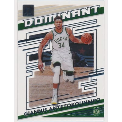 2020-21 Clearly Donruss Dominant #6 Giannis Antetokounmpo