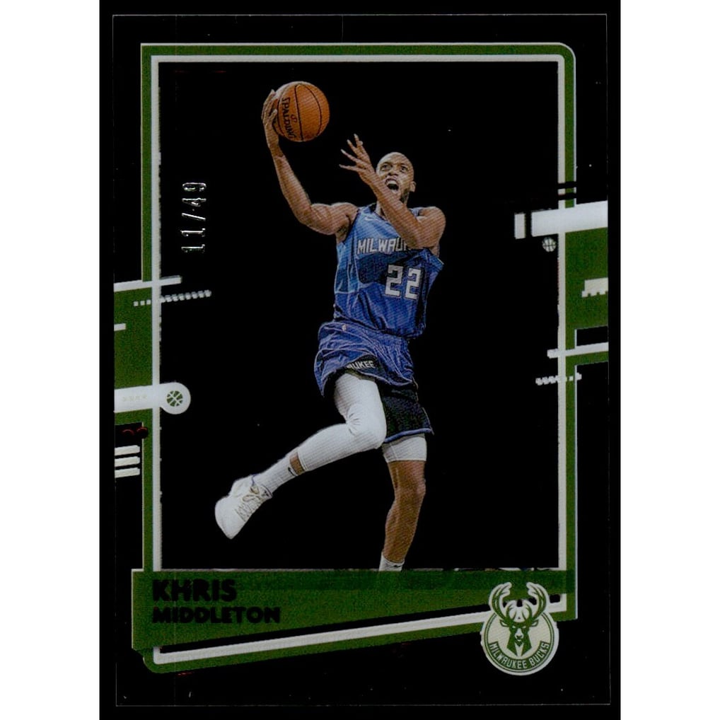 2020-21 Clearly Donruss Red #12 Khris Middleton