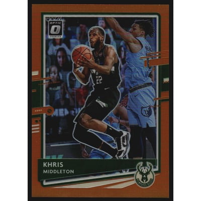 2020-21 Donruss Optic Orange #55 Khris Middleton