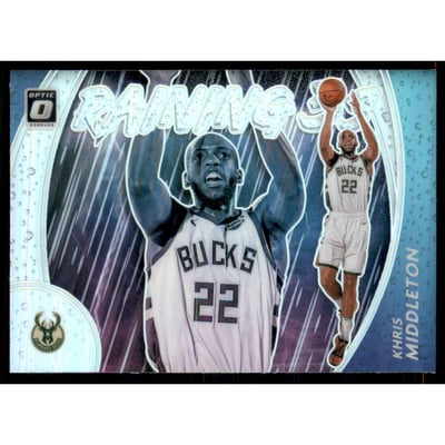 2020-21 Donruss Optic Raining 3s Holo #12 Khris Middleton